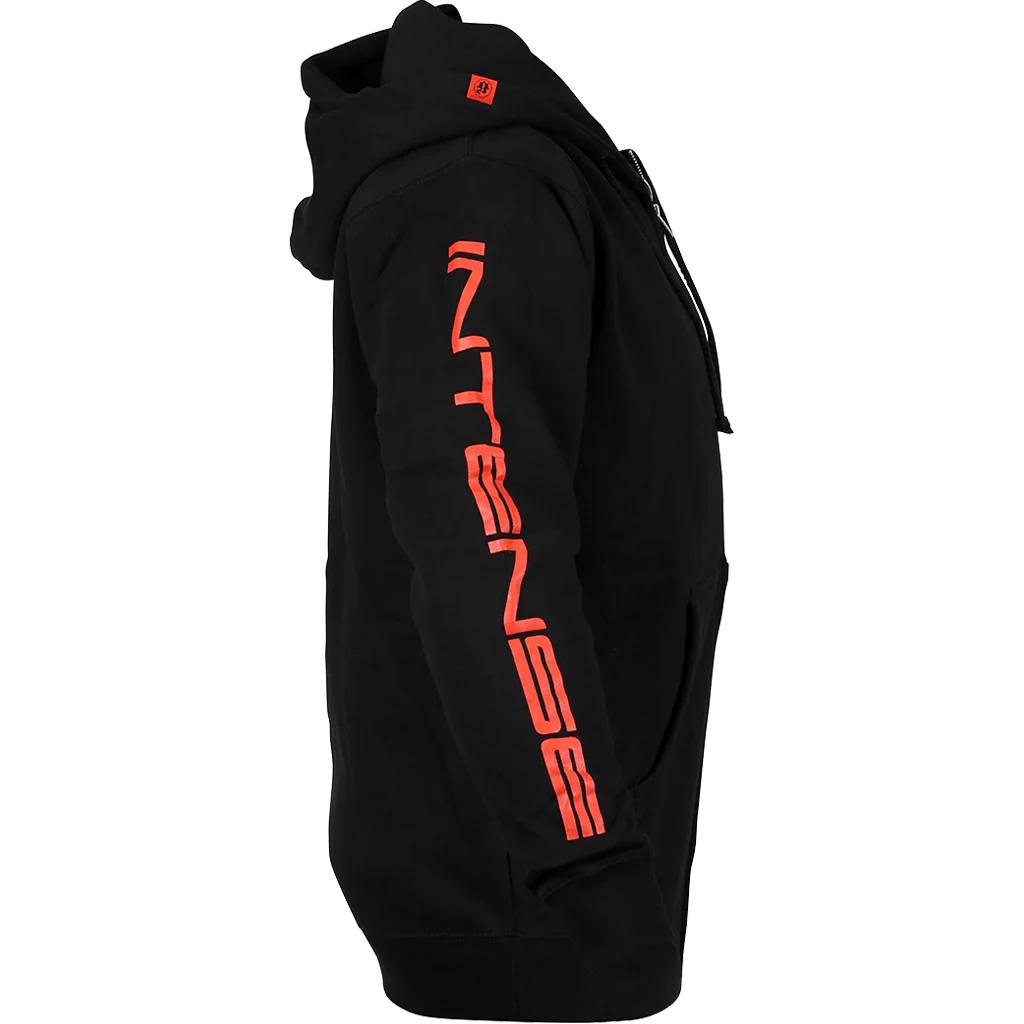 Men's INTENSE Black Zip-up Hoodie - Image 3
