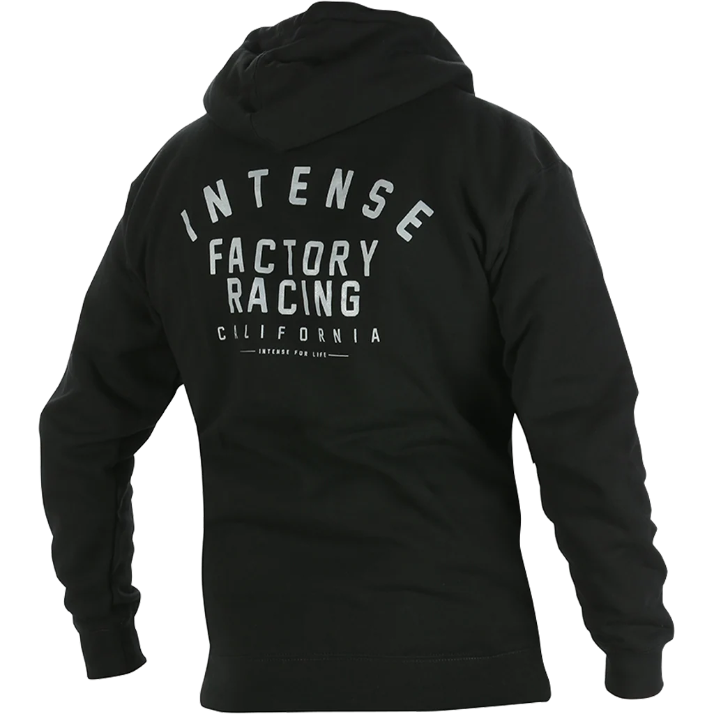 Men's INTENSE Factory Racing Black Zip-Up Hoodie - Image 2