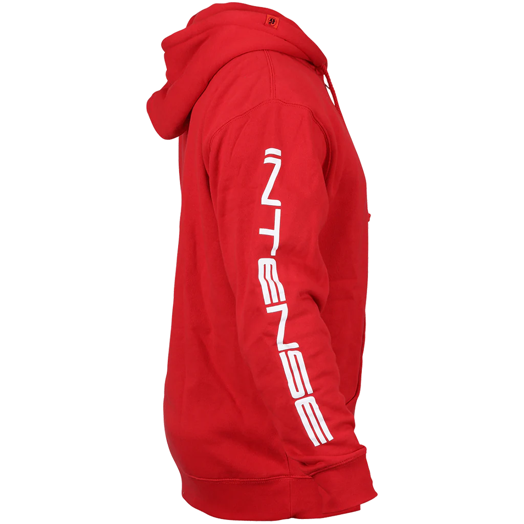 Men's INTENSE Red Zip-Up Hoodie - Image 3